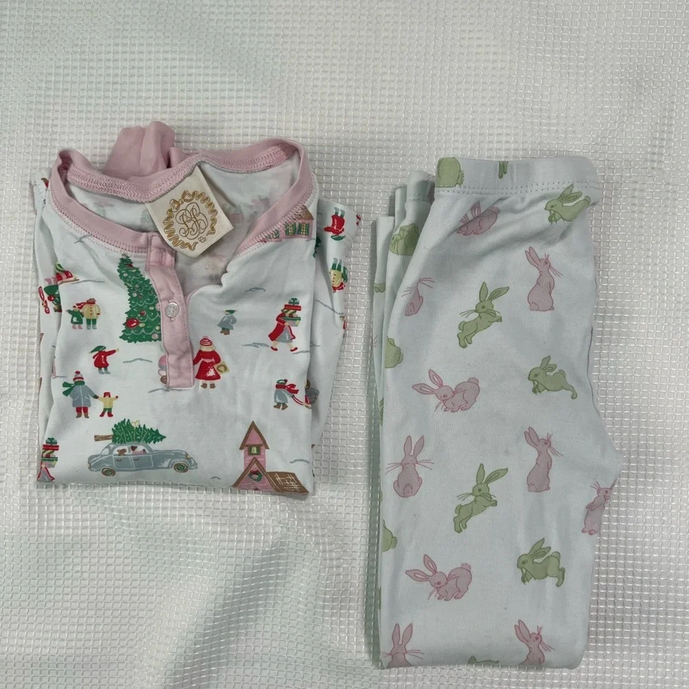 TBBC + English Factory Pajama Separates Size 7 Christmas | Easter